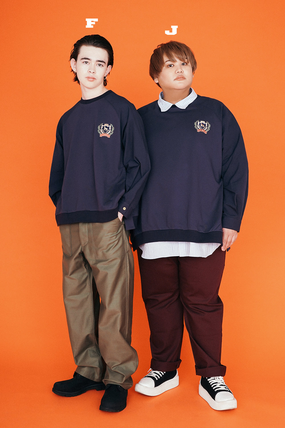 JINCL EMBLEM SWEATSHIRTS