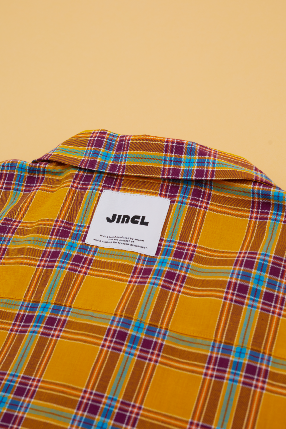MARRON YELLOW CHECK SHIRTS